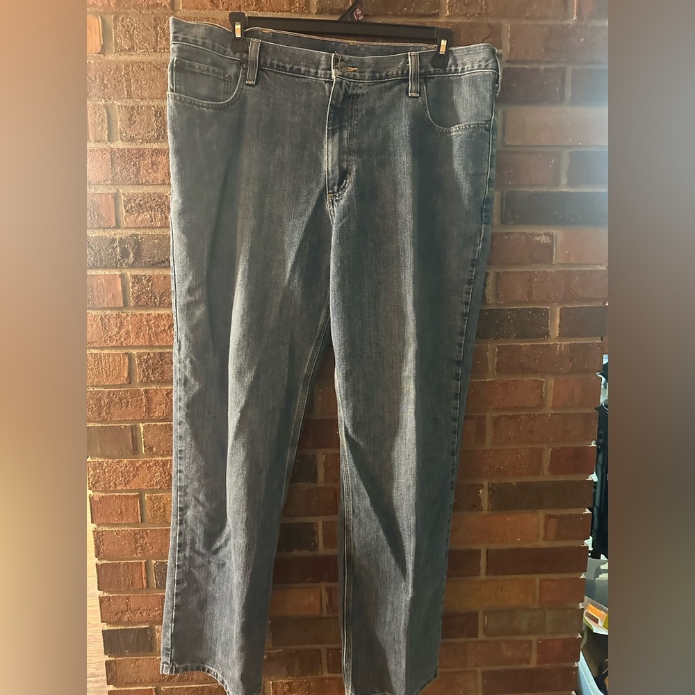 Carhartt Jeans Mens 40x32 Relaxed Fit Straight Leg Denim Workwear Blue Pants